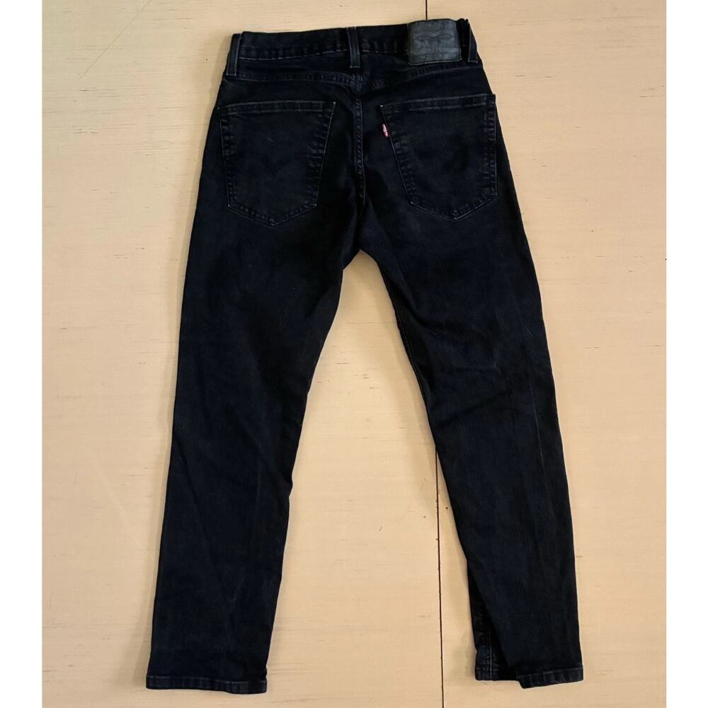 Levi's 541 Men's Size 30x30 Athletic Taper Fit Stretch Black Denim Jeans - Picture 2 of 16
